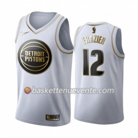 Maillot Basket Detroit Pistons Tim Frazier 12 2019-20 Nike Blanc Golden Edition Swingman - Homme